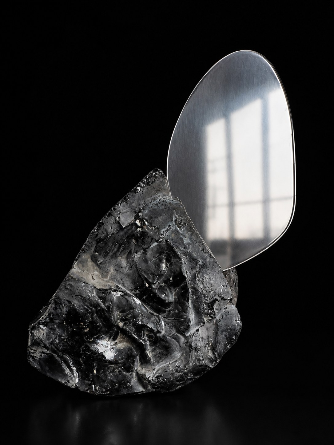 Scry, a mirror on raw obsidian